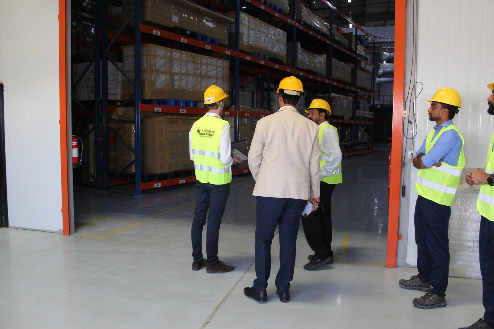 Facility walkthrough with auditors during the FIDI FAIM assessment