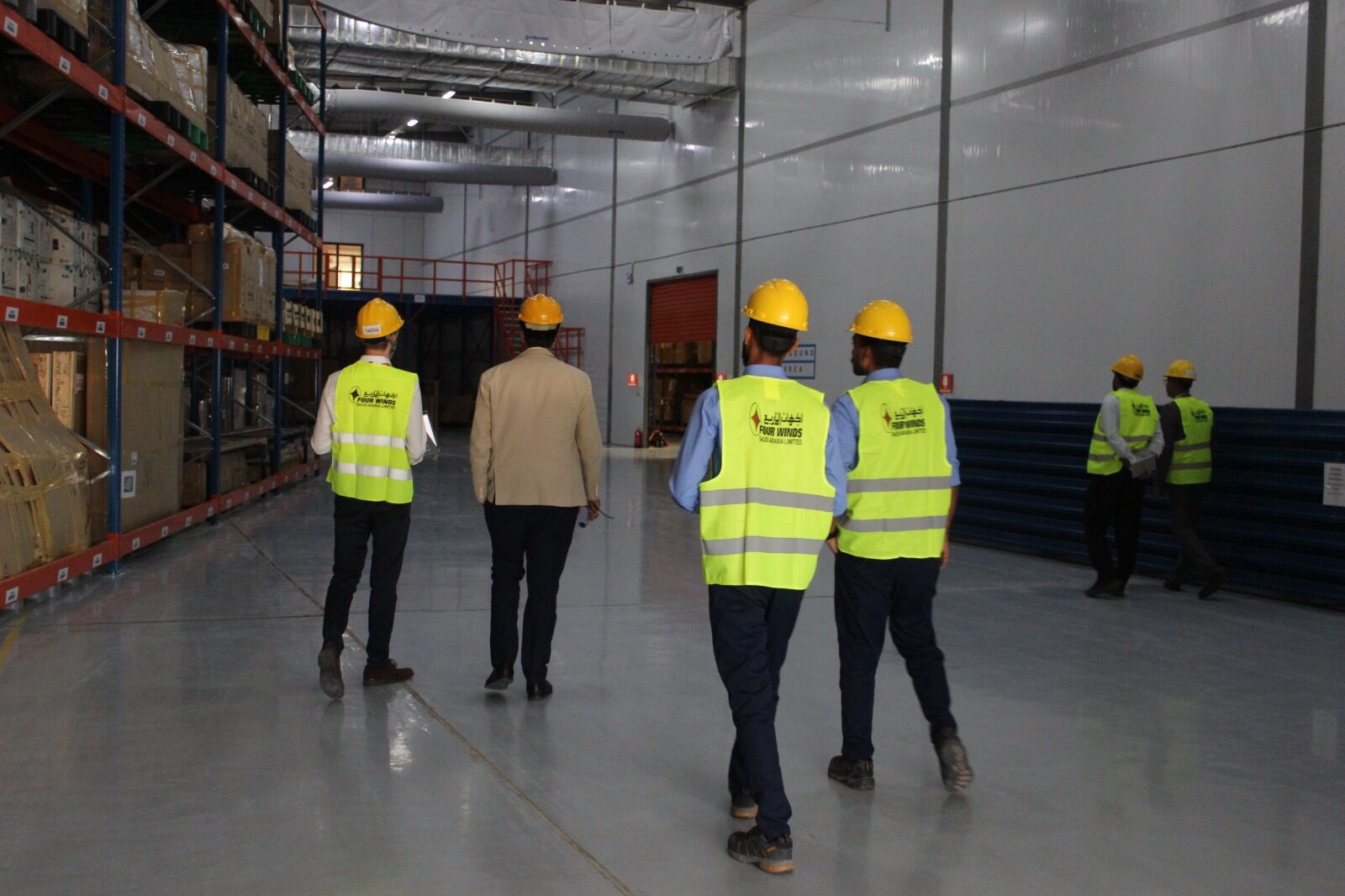 Independent assessors reviewing our warehouse operations during the FIDI FAIM audit